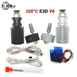3D Printer Parts E3D V6 Hotend Kit High Temperature Version 320 Degrees J-head Remote Extruder 0.4/1.75mm 12V 24V Hot End