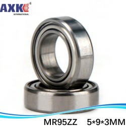 2PCS MR95ZZ 5X9X3mm Deep groove Ball Bearings