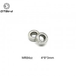 2PCS MR84ZZ 4X8X3 mm Deep groove Ball Bearings