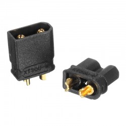 AMASS XT30U Plug 2mm Black Female Male Banana Plug Connector