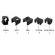 3D Printer V5/V6 volcano Protective Silicone Sock Insulation Cover Case for Heater Block MK8 / MK10 /MK9 Silicone sleeve