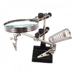 BEST BST-268Z 90mm 5X Clip Type Magnifying Glass Loupe Magnifier Repair Tool