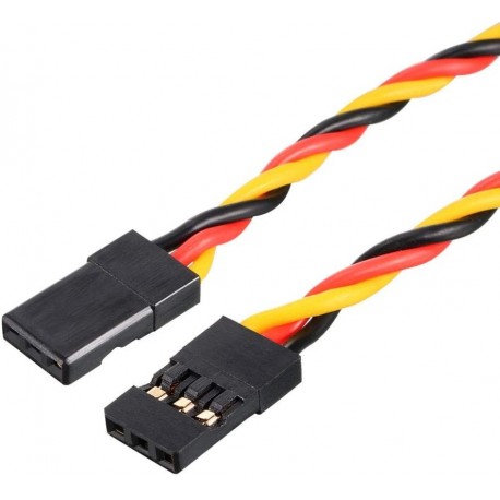 30CM 22AWG 60cores Male to Male Futata JR Servo Extension Cables Twisted