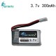 3.7V 300Mah 25C Lipo Battery for RC Airplane / Quadcopter