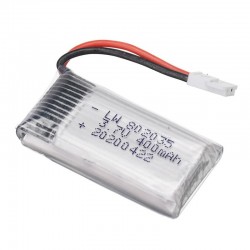 3.7V 400mAh Lipo Battery for X4 H107 H31 KY101 E33C E33 U816A V252 H6C RC Quadcopter Drone Spare Part 802035