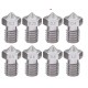V6 Stainless Steel Nozzle 0.2/0.25/0.3/0.4/0.5/0.6/0.8/1.0mm M6 Threaded for 3.0mm Filament 3D Printer Print Head