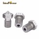 V6 Stainless Steel Nozzle 0.2/0.25/0.3/0.4/0.5/0.6/0.8/1.0mm M6 Threaded for 3.0mm Filament 3D Printer Print Head