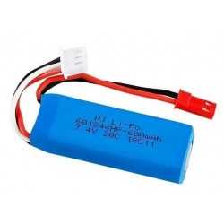 7.4V 600mAh 20C Lipo Battery for WLtoys K969 K979 K989 K999 P929 P939 RC Car Parts