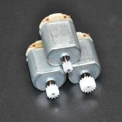 3Pcs/ 130 Small DC MOTOR 3 to 5V Miniature motor four-wheel motor small+(Gear package 3pcs)