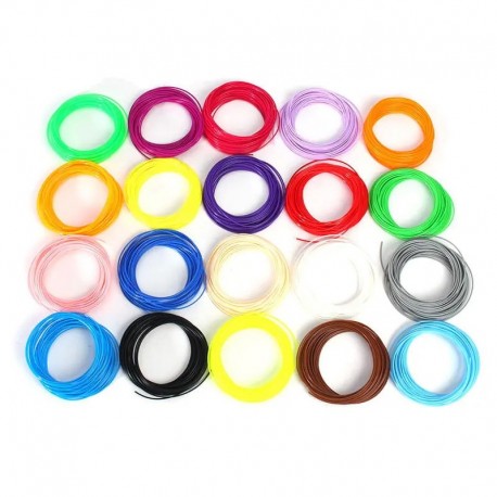 8 Pack x 10m ABS Filament 1.75mm For 3D Printer Pen 8 Colours