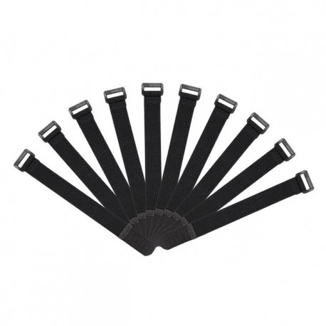 10pcs Tie Holder Strap Suspenders Fastener Hook Loop Ties Belt