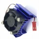 Aluminum Alloy 540/550 Motor Heatsink Radiator With Fan JST Connector for 1/8 1/10 Rc Car Parts