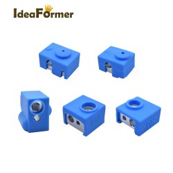 3D printer Protective Silicone Sock Cover Case+Heated Block Kit for MK7 MK8 V5V6 Volcano heat block E3D 3D Printer Parts