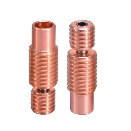 All-Metal Copper E3D V6-Crazy Heat Break Throat Stainless Steel 3D Printer Part Nozzle Throat For 1.75 E3D V6 Hotend Heat Block