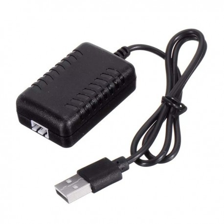7.4V 2000Mah 5cm XH-3P Quick USB Charger for Wltoys 144001 XK K130 12428 A959 A959-B A979 A979-B K989 K969 RC Car Vehicle Models