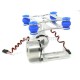 Shock Absorbing CNC Metal Brushless Camera Gimbal Frame for Gopro 2 3 Xiaomi xiaoyi Camera