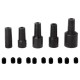 1 Set Drill Chuck Clamp Connection Shaft 5mm-14mm Motor Shaft Coupler Reducing Sleeve Connector Rod For B12 Drill Chuck
