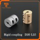 1pcs 5x8mm Aluminum alloy rigid coupling for Reprap Creality Ender-3 Ender-3S or other 3D printer 5mm To 8mm Router Connector