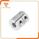 1pcs 5x8mm Aluminum alloy rigid coupling for Reprap Creality Ender-3 Ender-3S or other 3D printer 5mm To 8mm Router Connector