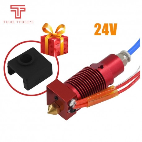 3D Printer Parts 24V Assembled Extruder Hotend Kit Nozzle Aluminum Heat Block for Ender-3 CR10 CR10S Pro