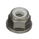 Suleve™ M3AN7 10Pcs M3 Flange Nylon Nut Self-locking Nut Aluminum Alloy