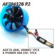 AEORC 70mm Ducted Fan System EDF AF70432B-P2 for Jet Plane with Brushless Motor