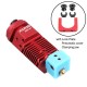 3DSWAY 3D Printer Parts XCR3D 3IN1-S1 Hotend 3 in 1 out Switching Color 0.4/1.75mm filament J-head for Titan MK8 Bowden Extruder