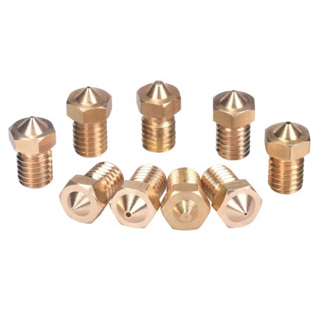 3D Printer Parts V6&V5 J-Head brass nozzle extruder nozzles For 3.0mm filament