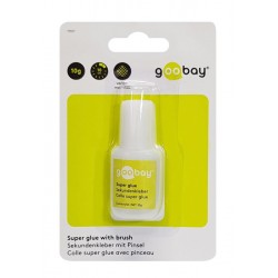 GOOBAY Super Glue with brush 77017, 10g