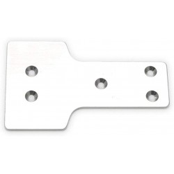 Wltoys 12429 12423 RC Car Spare Parts 12429-0364 Front Bottom protection Aluminum sheet