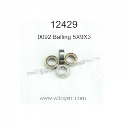 WLTOYS 12429 1/12 RC Car Parts, Balling 5X9X3 0092