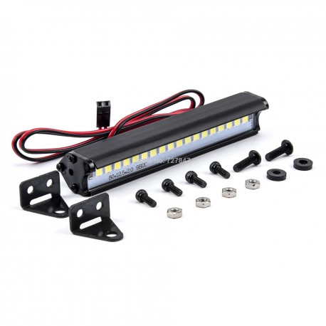 1:10 Roof LED Light Bar Lamp Searchlight 83mm for 1/10 Traxxas TRX4 Defender TRX6 G63 Axial SCX10 RC Crawler Car