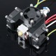 V6 Metal hotend print head kit with super cooling fan duct + V6 circular heat sink + 3010 Cooling Fans undate for Titan UM2