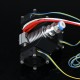 V6 Metal hotend print head kit with super cooling fan duct + V6 circular heat sink + 3010 Cooling Fans undate for Titan UM2