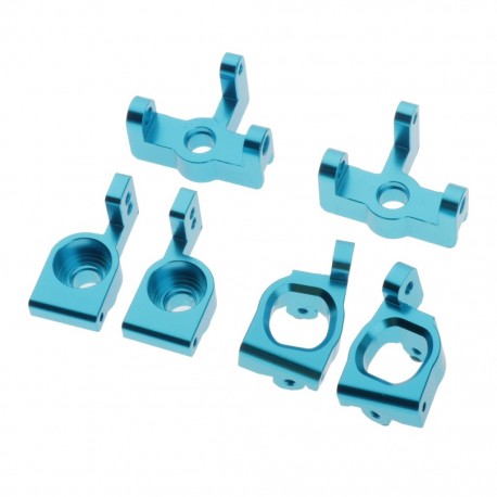 6x Replacement 1/14 RC Car Front Hub C Hub Carriers Parts for WLtoys 144001