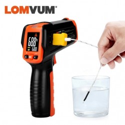 LOMVUM Digital Infrared Thermometer Non Contact Temperature Gun Laser Handheld IR Temp Gun Colorful LCD Display 50-580C