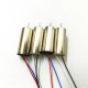 4X 820 8.5x20mm Coreless Motor for 90mm-150mm DIY Micro FPV RC Quadcopter Frame