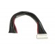 Balance Lead 7S 8S 9S 10S 11S 12S Lipo Battery Charge Wire with XH2.54 Head 20CM 22AWG Silicone Cable JST-XH Plug