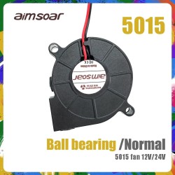 5015 Ball Bearing 12V 24V Cooling Turbo Fan Brushless Extruder DC Cooler Blower