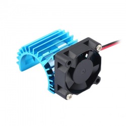 Motor Cooling Heat Sink With Cooling Fan for 1/10 Scale Electric RC Car Heatsink Top Vented 380 / 390 Motor