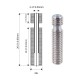 3D Printer Parts E3D V6 Stainless Steel Nozzles Throat Tube for Extruder Hot End