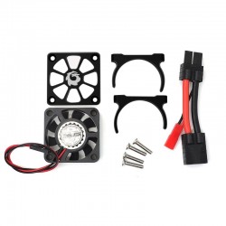 RC model accessories electric car brushless carbon brush motor radiator cover+cooling fan for TRX-4 SCXI10 RC4WD RC