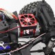 RC model accessories electric car brushless carbon brush motor radiator cover+cooling fan for TRX-4 SCXI10 RC4WD