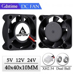 Ball Bearing 12V 0.05A 4cm 40mm 40x40x10mm 4010B 2pin Brushless Cooling Fan