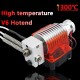 E3D V6 Hotend Kit High temperature version 300 degrees 3D Printer Parts 0.4/1.75mm J-head Remote extruder 12V 24V
