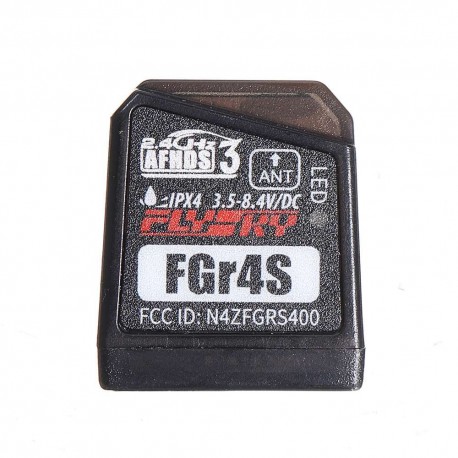 Flysky FGr4S Built-in Single-Antenna Bidirectional PPM/IBUS Output Receiver for NB4 PL18 FPV Racing Drone RC Quadcopter RC Parts