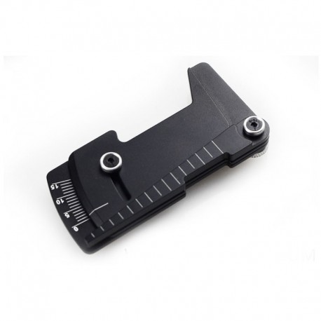 1PC Aluminum Camber Gauge&Ride Height Gauge Tool/Adjustable Ruler For Adjusting Height And Wheel Rim Camber RC Model Car HSP