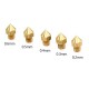 5PCS Anet MK8 0.2mm 0.4mm 0.5mm 0.6mm Complete Brass Extruder Head Nozzle For 3D Printer Parts Accessories