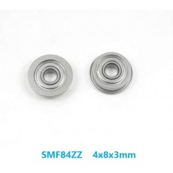 MF84ZZ 4x8x3 mm Stainless Steel Flange Deep Groove Ball bearing shielded 4*8*3mm