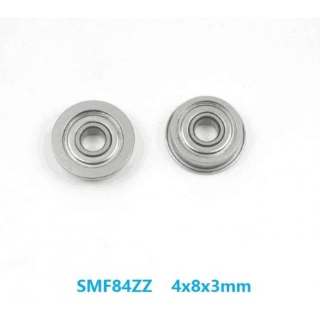 MF84ZZ 4x8x3 mm Stainless Steel Flange Deep Groove Ball bearing shielded 4*8*3mm